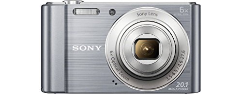 Sony DSC-W810 Silver Camera: 20.1MP, 6x Zoom