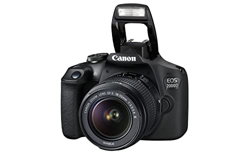 Canon EOS 2000D + EF-S 18-55mm III Lens - All-in-One DSLR
