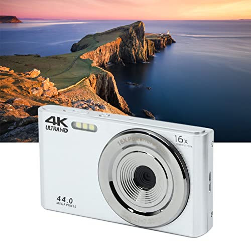 44MP 4K HD Camera, 16X Zoom - For Photography