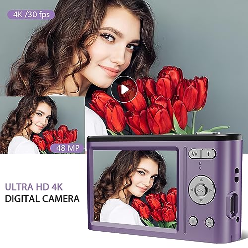 4K Compact Digital Camera | 48MP Photo/4K Video