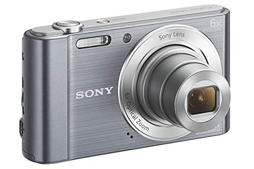 Sony DSC-W810 Silver Camera: 20.1MP, 6x Zoom