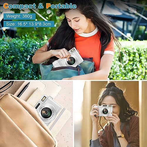 4K 48MP Vlogging Camera with Macro Function