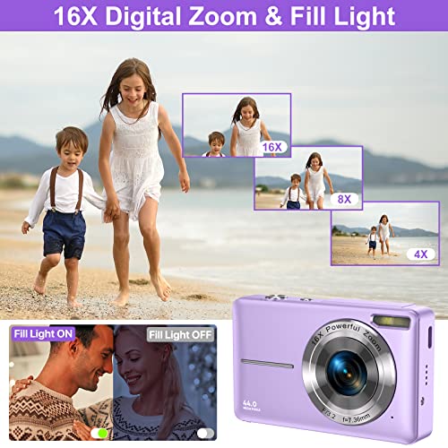 32G Micro Memory Card Digital Camera-44MP 1080P Compact