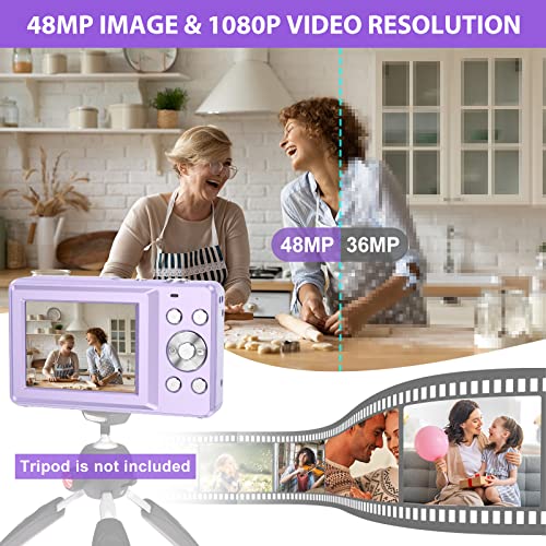 32G Micro Memory Card Digital Camera-44MP 1080P Compact