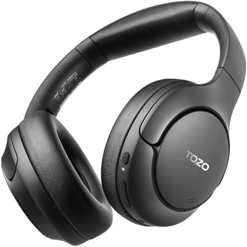 TOZO HT2: Hybrid ANC Wireless Headphones, 60H Playtime