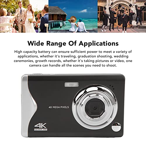 16X Zoom 48MP 4K Video Digital Camera