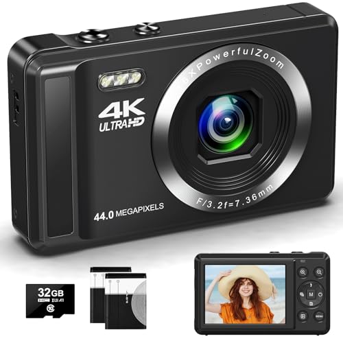 4K Autofocus Vlogging Camera with 44MP UHD