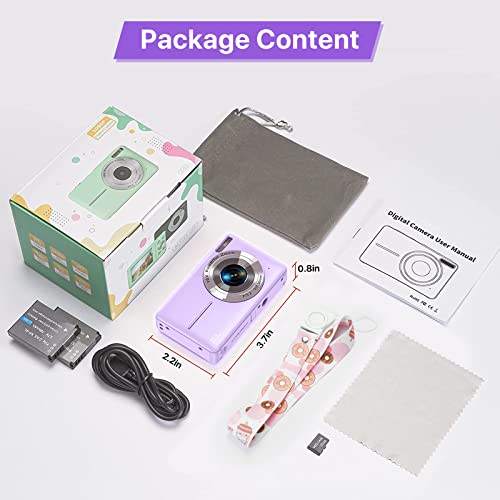 32G Micro Memory Card Digital Camera-44MP 1080P Compact
