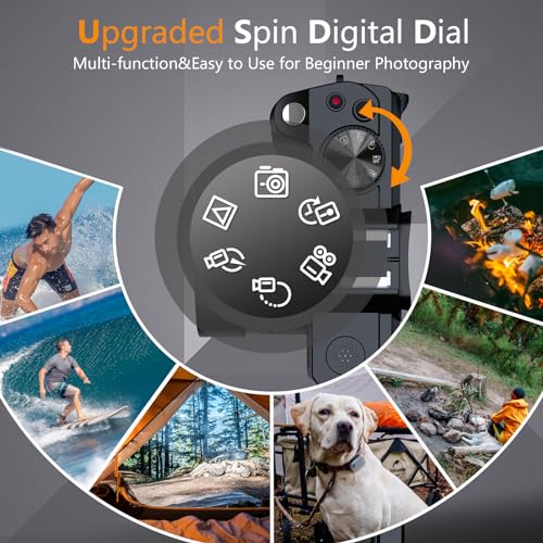 NBD 4K Digital Camera with Flip Screen