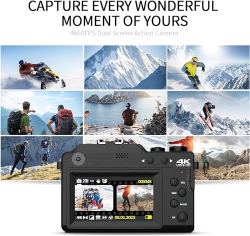 AILRINNI 4K Camera with 48MP, WiFi, 18X Zoom