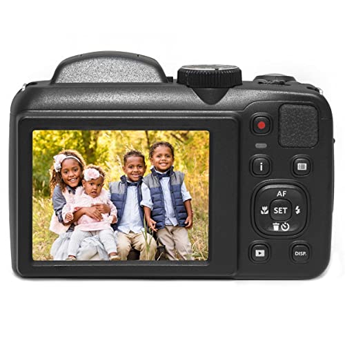 KODAK PIXPRO AZ255-BK 16MP Camera: Powerful Zoom & Full HD