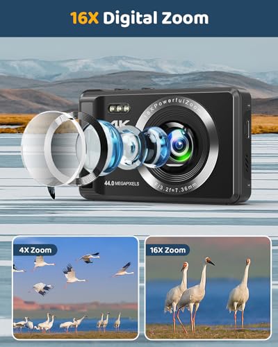 4K Autofocus Vlogging Camera with 44MP UHD