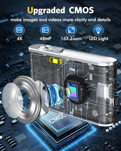 4K Autofocus Dual Camera Vlogging Compact Teen Beginner