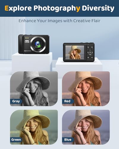 4K Autofocus Vlogging Camera with 44MP UHD