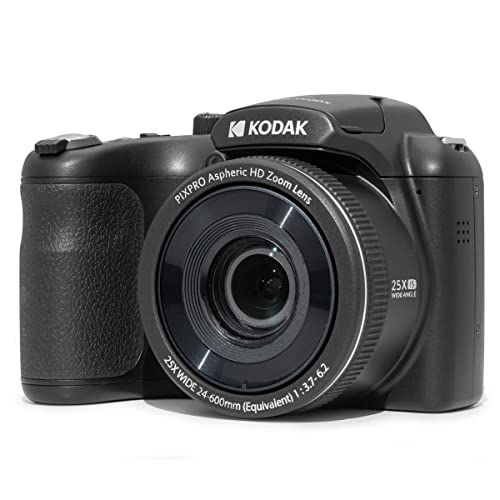 KODAK PIXPRO AZ255-BK 16MP Camera: Powerful Zoom & Full HD