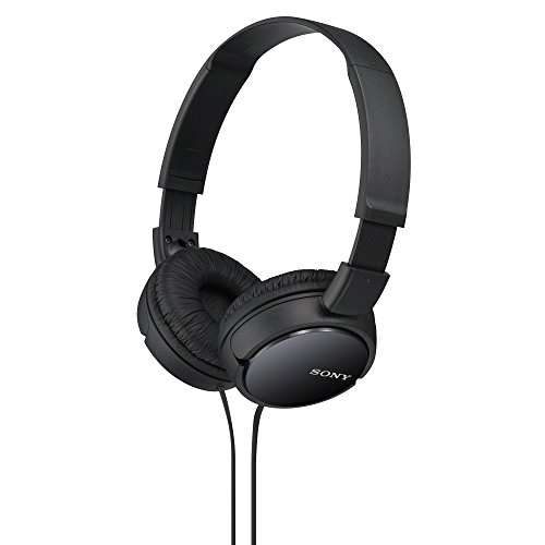 Sony MDR-ZX110 Overhead Headphones - Black, Sleek