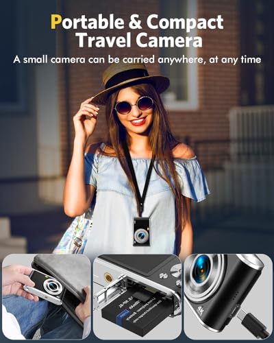 4K Autofocus Dual Camera Vlogging Compact Teen Beginner