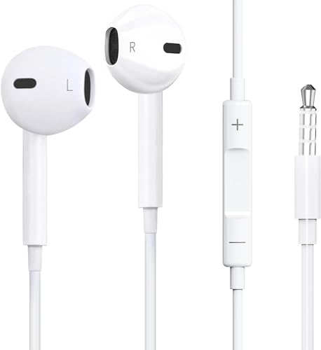 In-Ear Noise Isolating Earphones with Microphone - Multi-Device Compatible