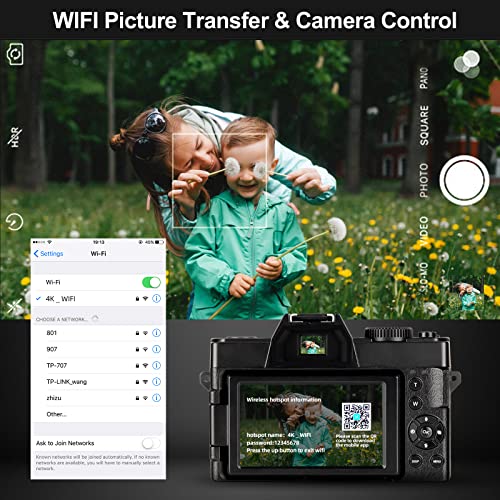 G-Anica 4K Cameras: Vlogging, WiFi, Wide-Angle & Macro