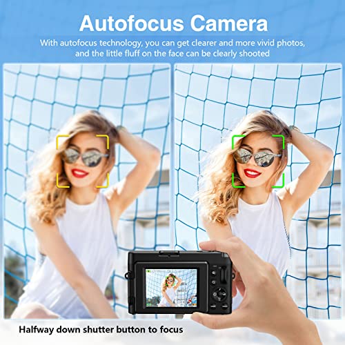 Jumobuis 4K 48MP Vlogging Camera with 16X Zoom