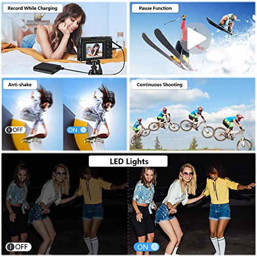 Jumobuis 4K 48MP Vlogging Camera with 16X Zoom