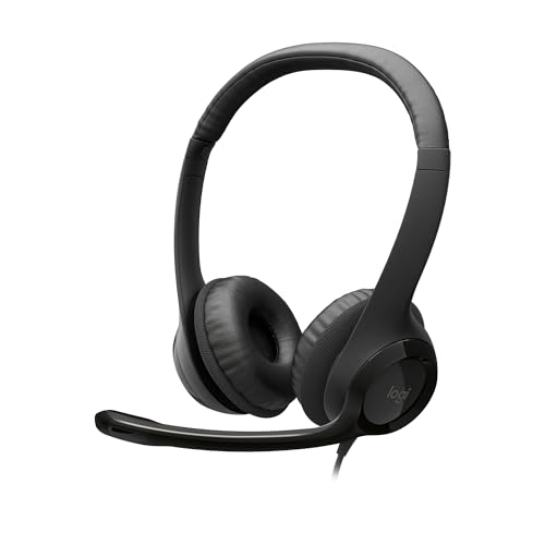 Logitech H390 Wired Headset for PC and Laptop