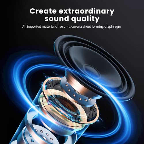 VOCLO A6 Wireless Headphones: 55 Hour Playtime, Noise Cancelling