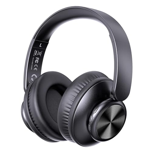 Wireless Over Ear Headphones, Bluetooth, 80 Hours Playtime, HiFi Stereo