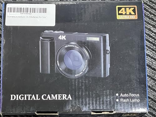 Jumobuis 4K 48MP Vlogging Camera with 16X Zoom
