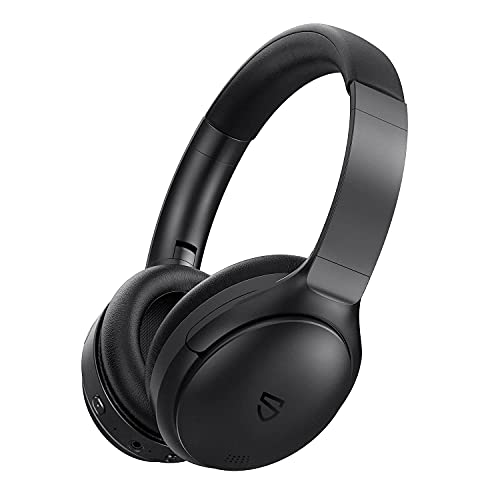 SoundPEATS A6 Noise Cancelling Bluetooth Headphones, 38H Playtime