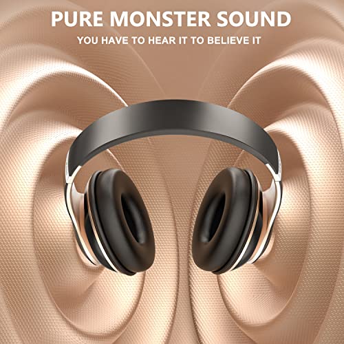 Bluetooth Headphones Over Ear - 65 Hours Playtime