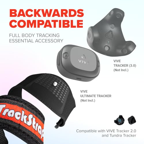 TrackBelt + 2 Track Straps: Comfortable VR Full Body Tracking