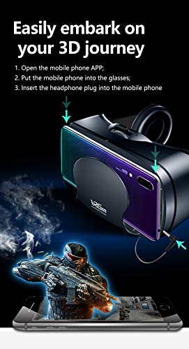 Ultimate VR Headset for iPhone & Android: Enhanced Gaming & Movies