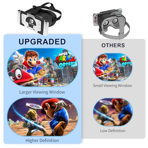 Enhanced VR Headset for Nintendo Switch & Switch OLED
