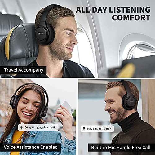 Bluetooth Headphones Over Ear - 65 Hours Playtime