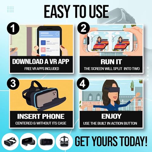 Universal VR Headsets for iPhone and Android