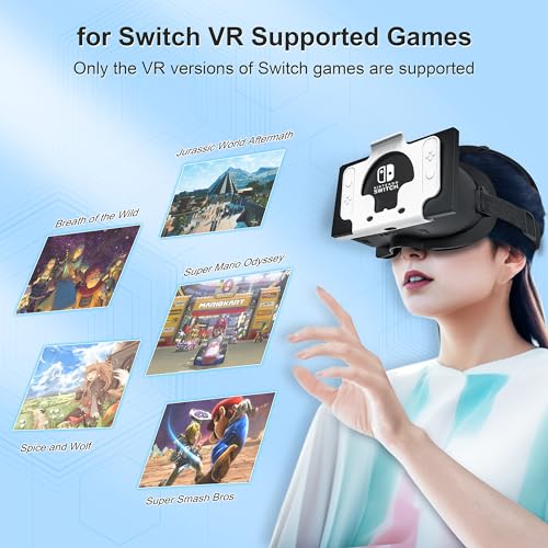 Enhanced VR Headset for Nintendo Switch & Switch OLED