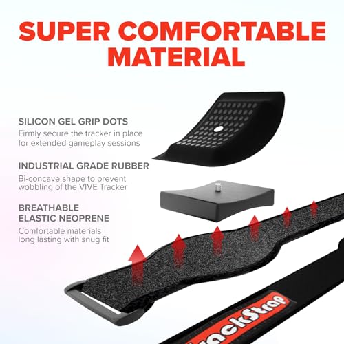 TrackBelt + 2 Track Straps: Comfortable VR Full Body Tracking