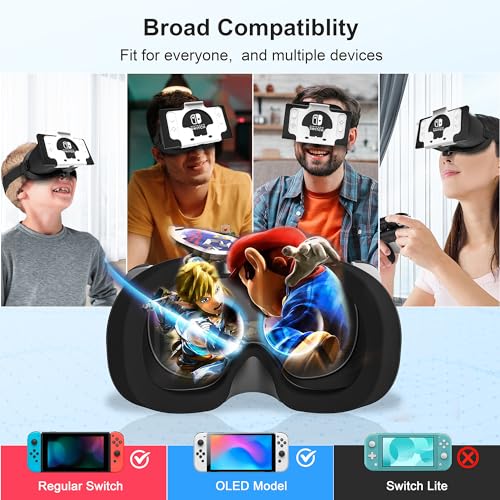Enhanced VR Headset for Nintendo Switch & Switch OLED