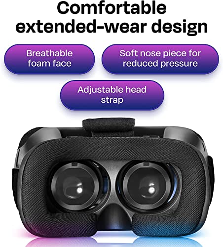 Universal VR Headset for iPhone/Android - Red
