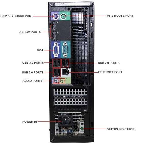 Dell OptiPlex 9020 SFF i5-4570 8GB 240GB SSD Windows 10 Pro