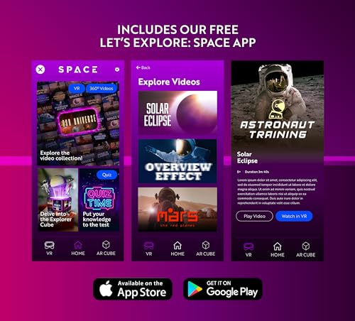 Space VR Headset: STEM Educational Virtual Reality Glasses
