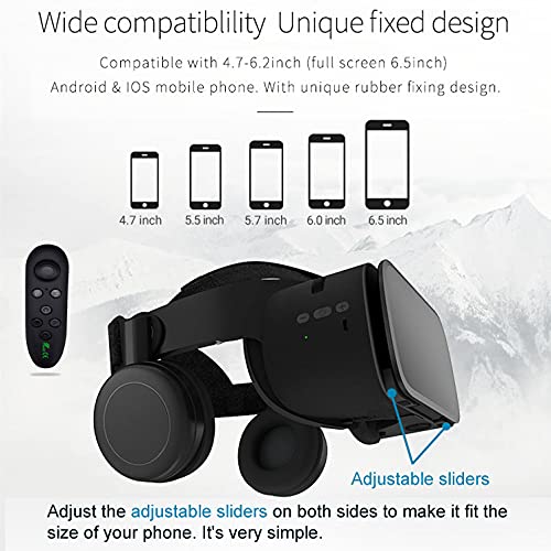 Wireless Bluetooth VR Glasses for Android & iOS