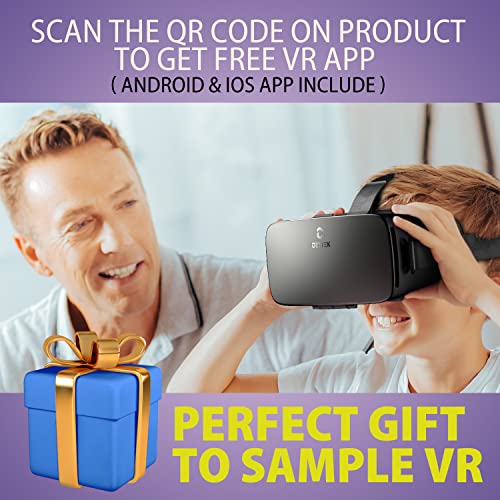 DESTEK V5 VR Headset, 110°FOV HD Anti-Blue Lenses