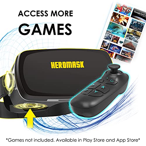 Heromask PRO - VR Gaming Headset with Gamer Button