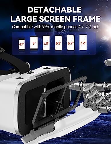 TECKNET VR Headset 3D Virtual Reality Glasses