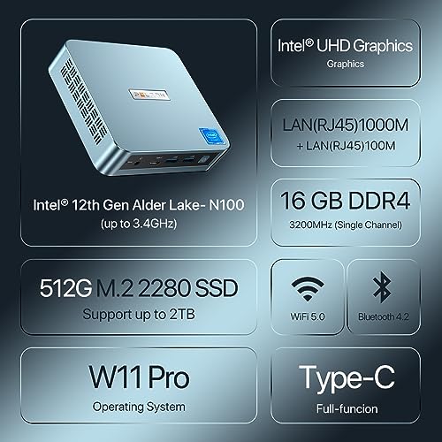PELADN WI-6 Mini PC with 12th Gen Intel