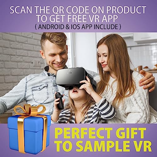 DESTEK V5 VR Headset: HD Eye Protection, Bluetooth Controller