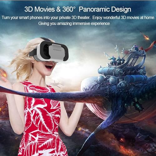 VR Headset for iPhone & Android - Lightweight 3D VR Glasses