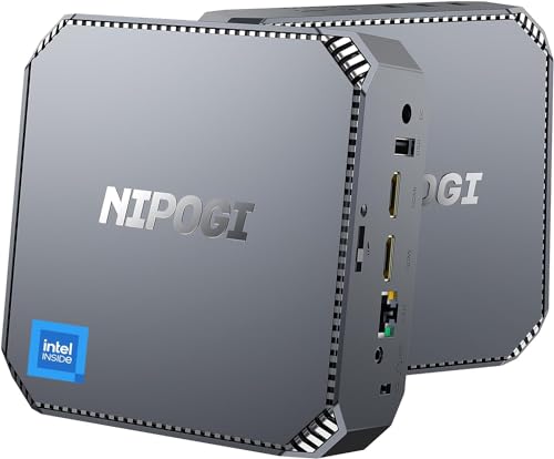 NiPoGi Alder Lake-N100 Mini PC, 1024GB SSD, 16GB RAM